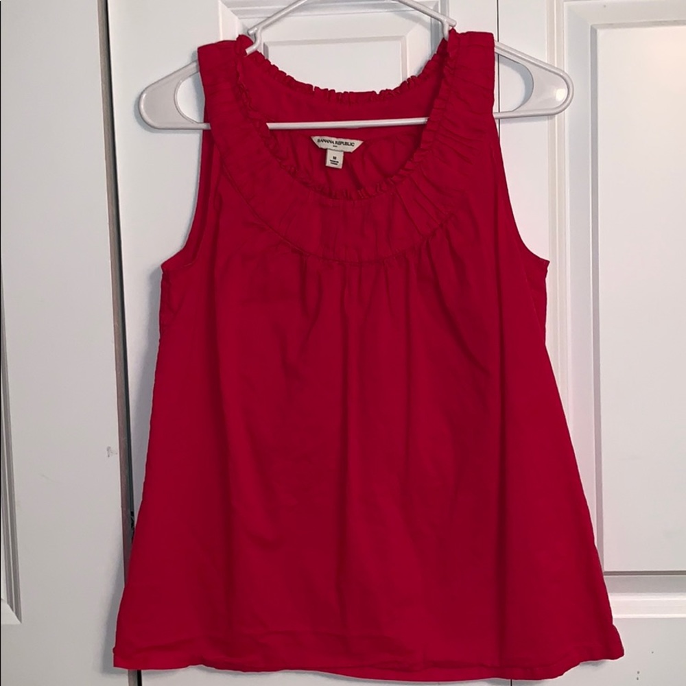 Banana Republic pink tank top blouse!